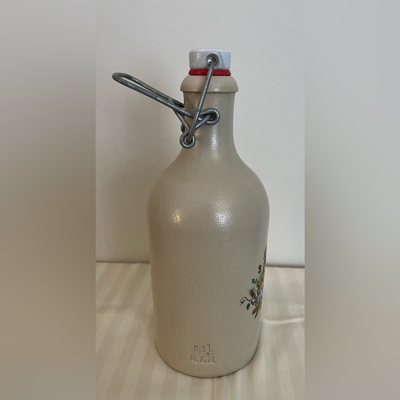 Vintage Hofbrauhaus Munchen German Beer Bottle MKM HB Stoneware w/Porcelain Cap - Picture 10 of 15